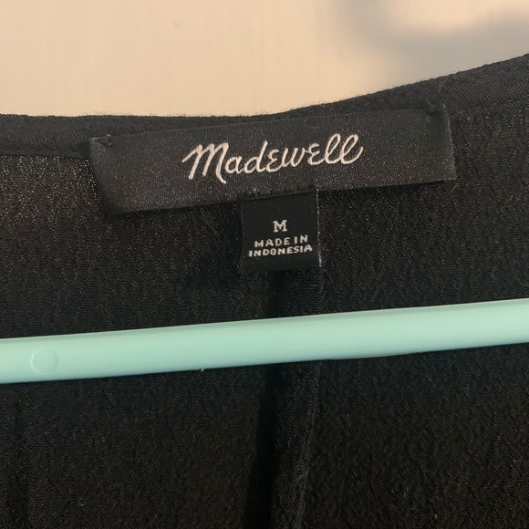 Madewell: Heather Long-Sleeve Button-Front Dress - Picture 5 of 5